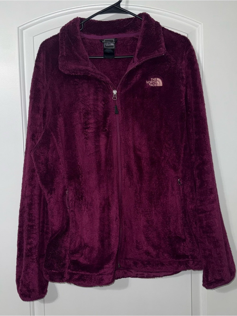 The North Face Osito Jacket Women’s Size XL Soft Deep Burgundy